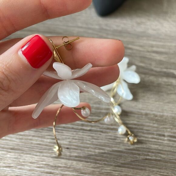 Bohemian drop earrings N215 - Picture 3 of 4